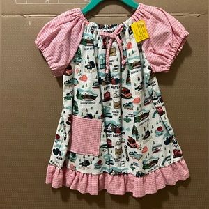 NWT Customer Dress Size 3 from the Portland Saturday Market - scene of Portland